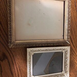 Vintage Frames 8x10 5x7 Gold Frame Vintage Frame Set of 2